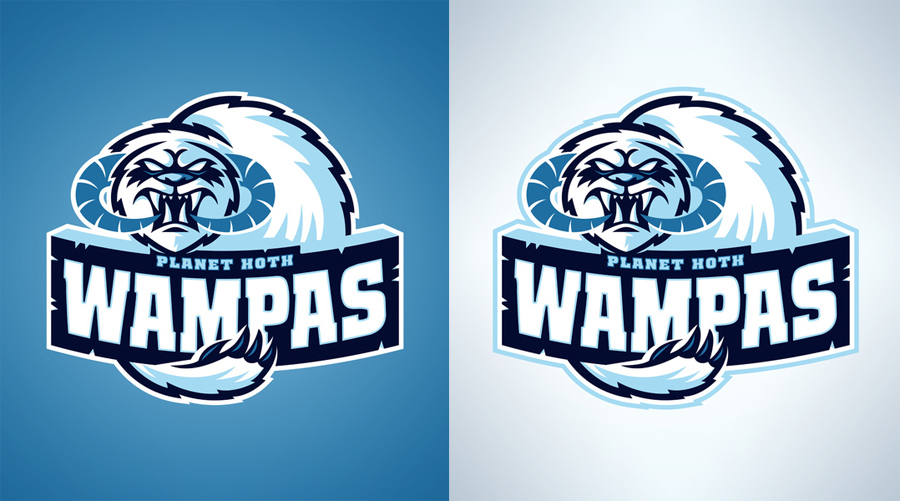 star wars  sports logo  branding