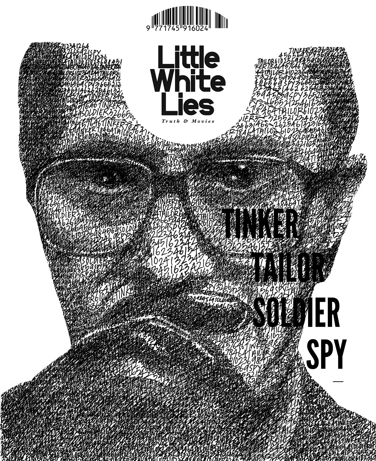 illustrations movie littlewhitelies D&AD films cover magazine numbers blackandwhite