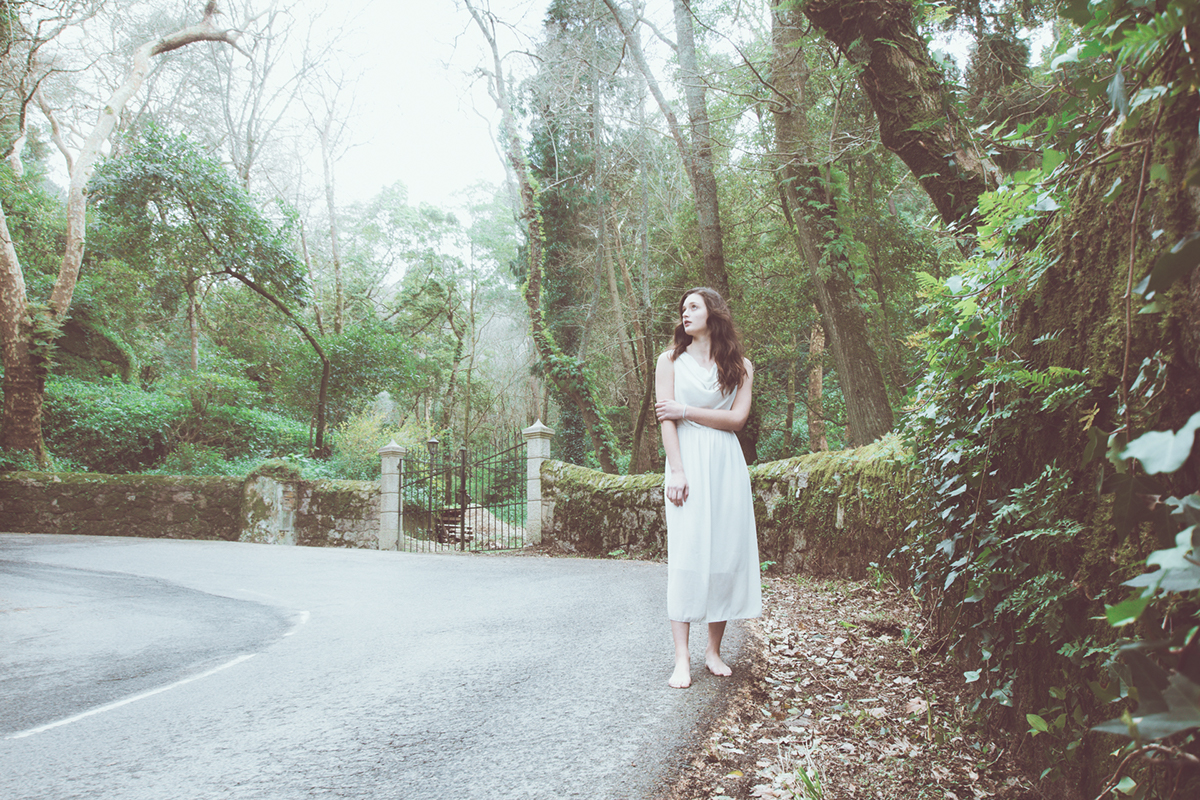 model sintra Nature Portugal makeupartist Beautiful fairytale White whitedress exploring dreams Dreaming