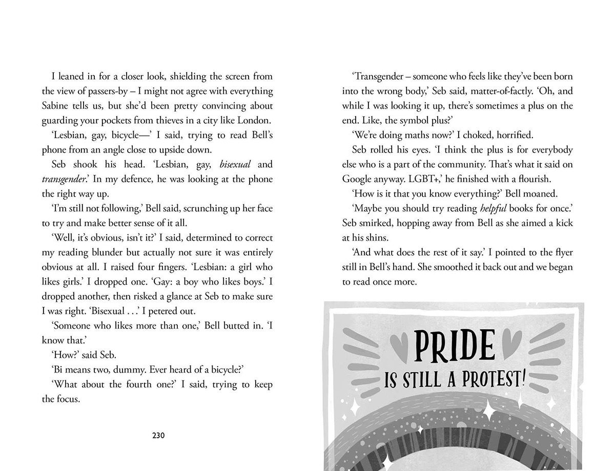 cover design fiction ILLUSTRATION  LGBT novel photoshop pride queer young adult