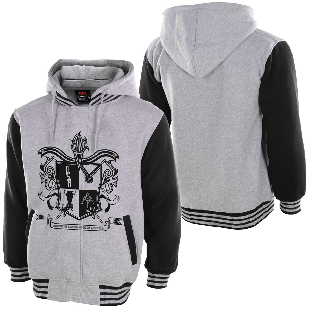 coat of arms DSA sports department shirt hoodie design black draw vector Illustrator adobe