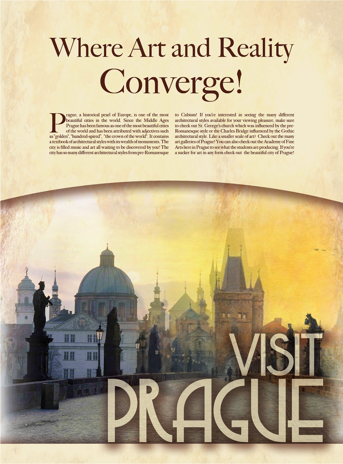 prague Travel travel poster poster