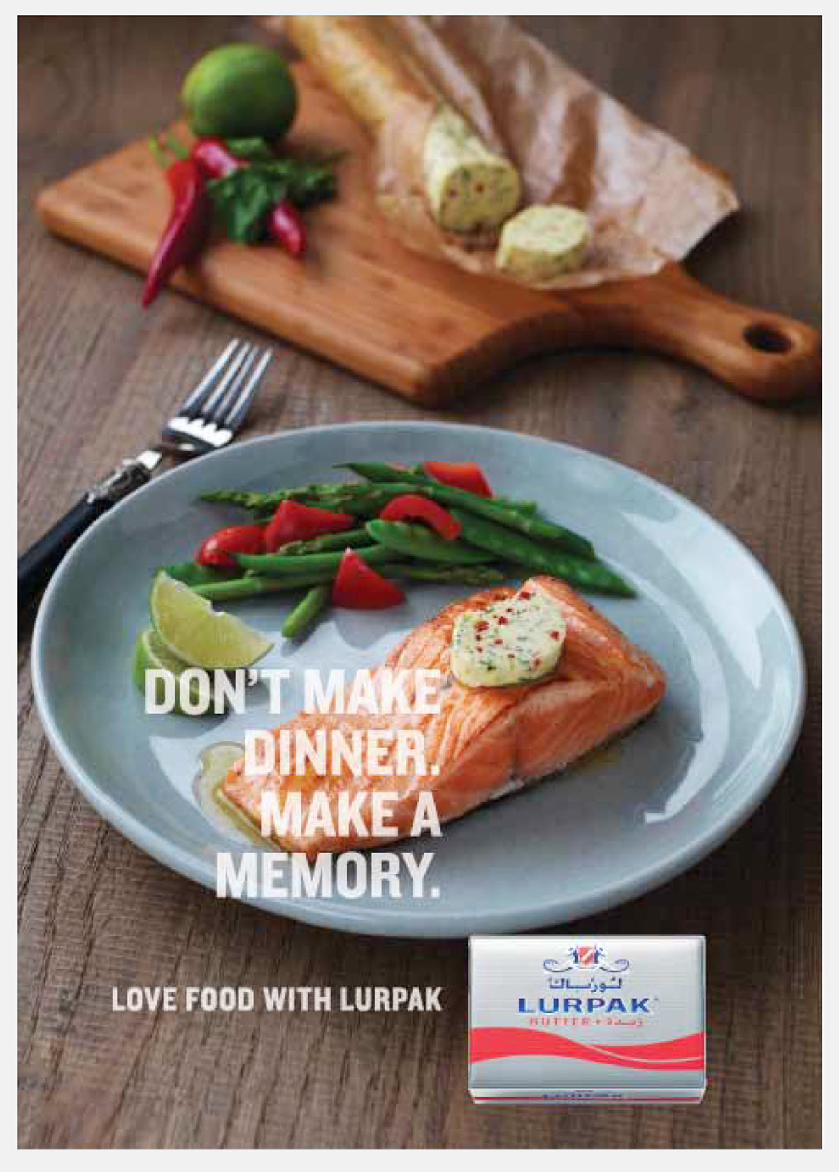 Lurpak cooking family middle east