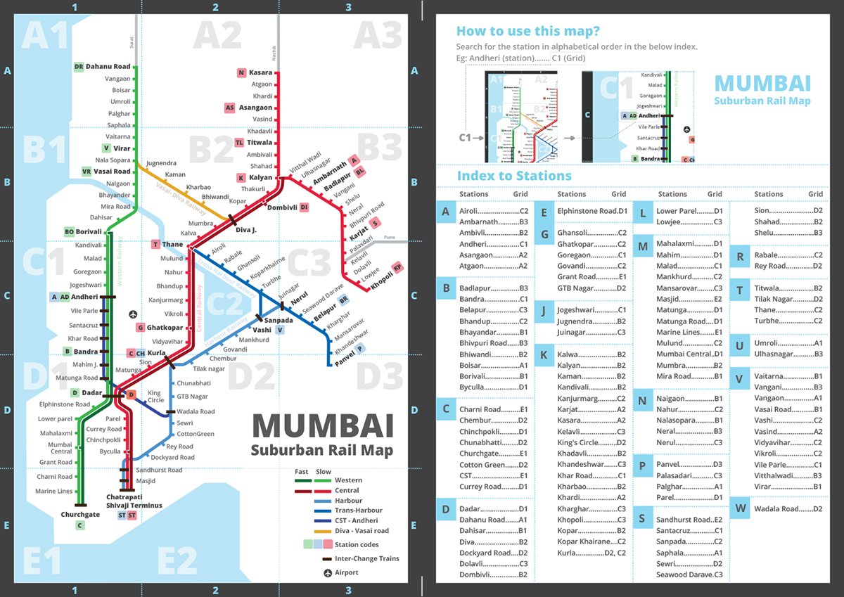 Industrial Design Centre iit Bombay jaikishan patel map MUMBAI mumbai local Local Train mrm Mapping Transit Travel