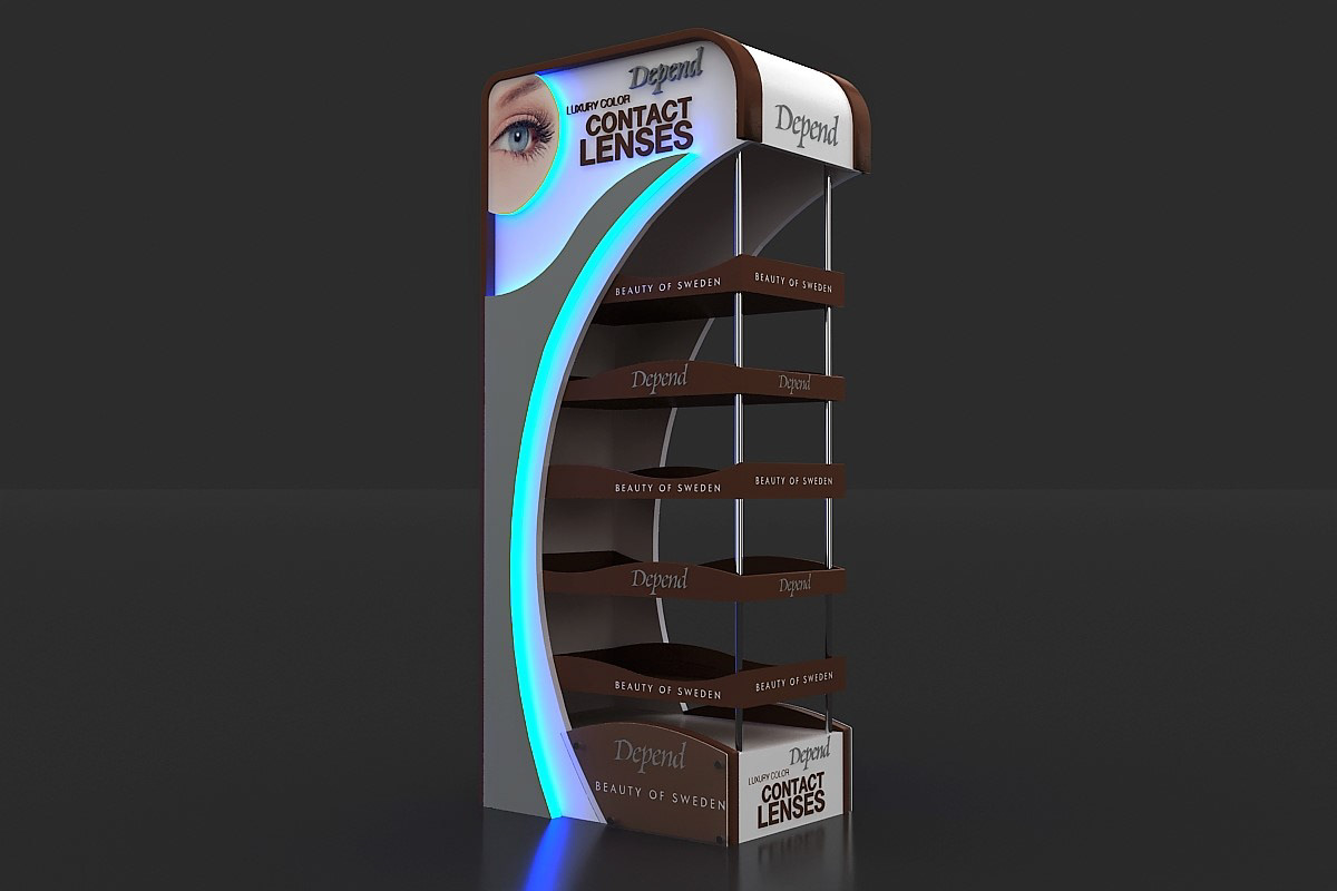 posm Stand Display Display retail display depend dpend stand