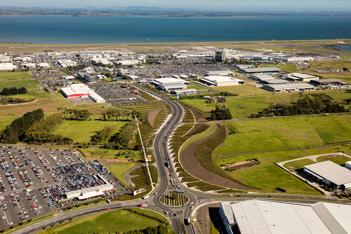 Landscape Auckland Airport airport landscape masterplanning New Zealand Cultural Landscapes Landscape Architecture 