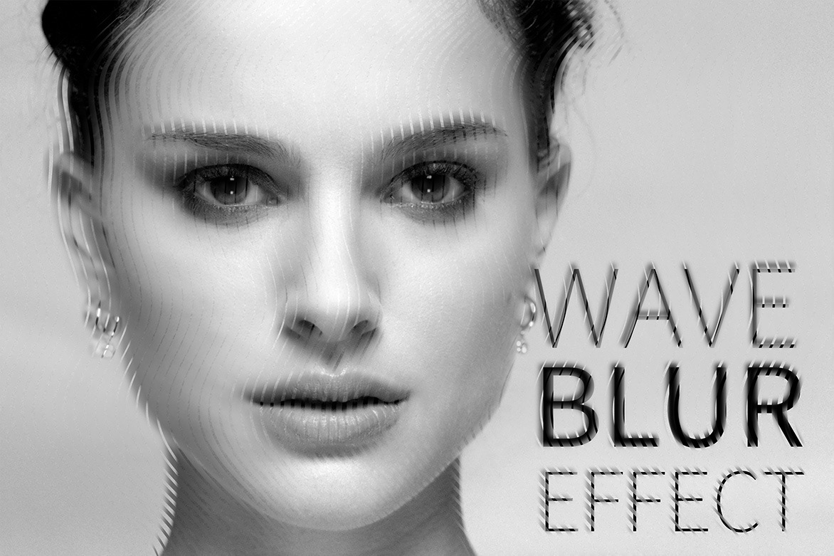 blur effect wave