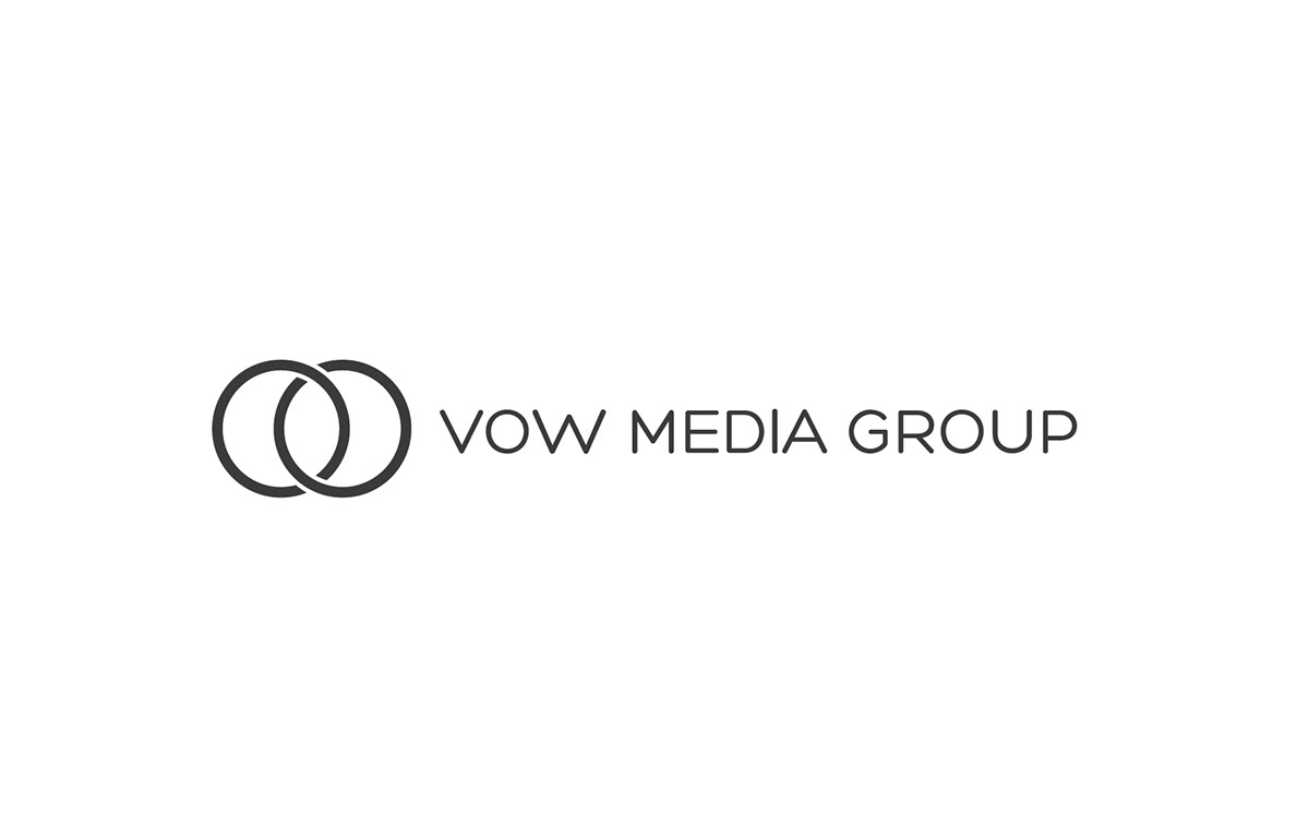 vow media photography logo wedding minimal