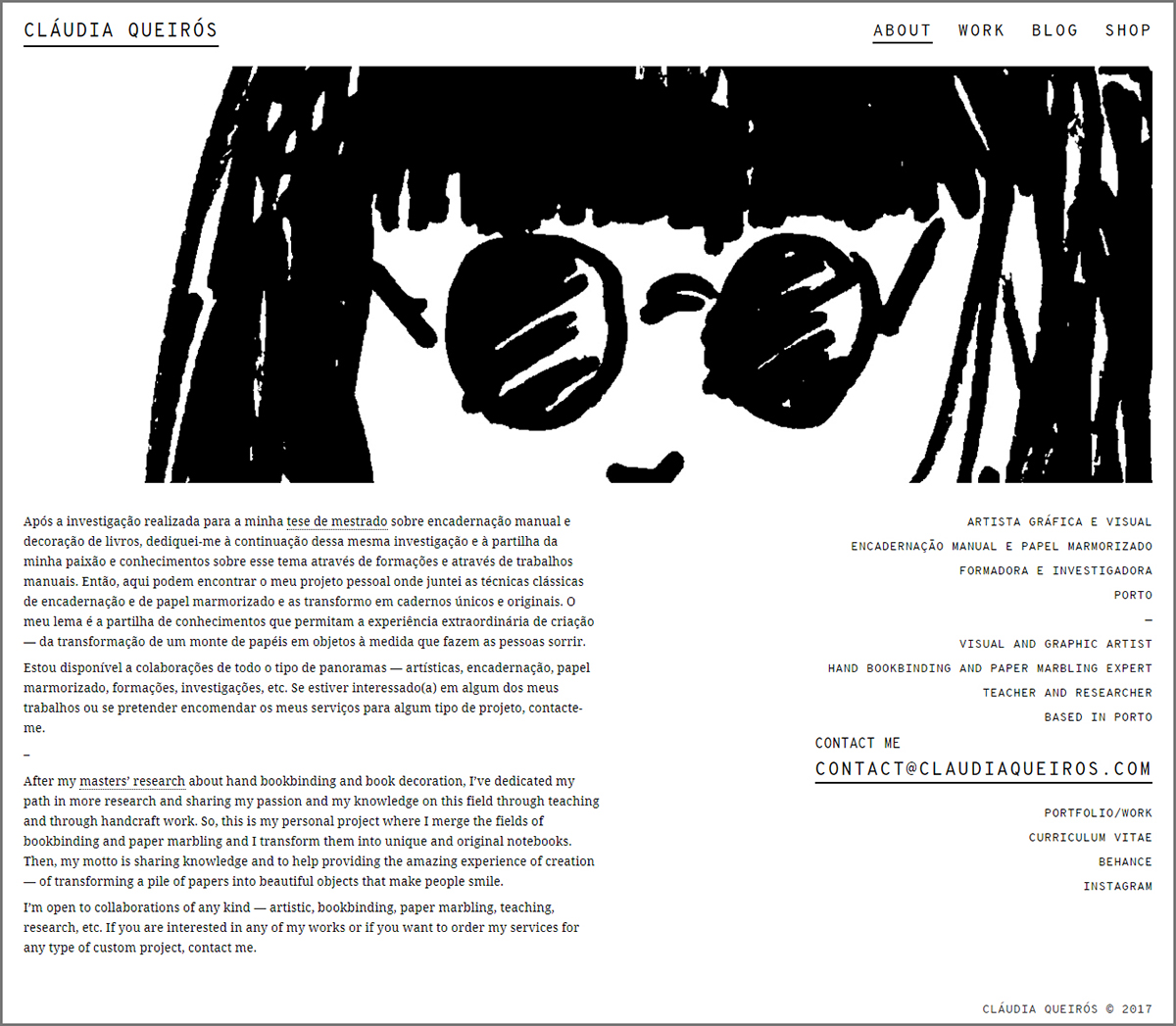 Website hand bookbinding paper marbling marbled paper menu css3 html5 Webdesign portfolio personal website