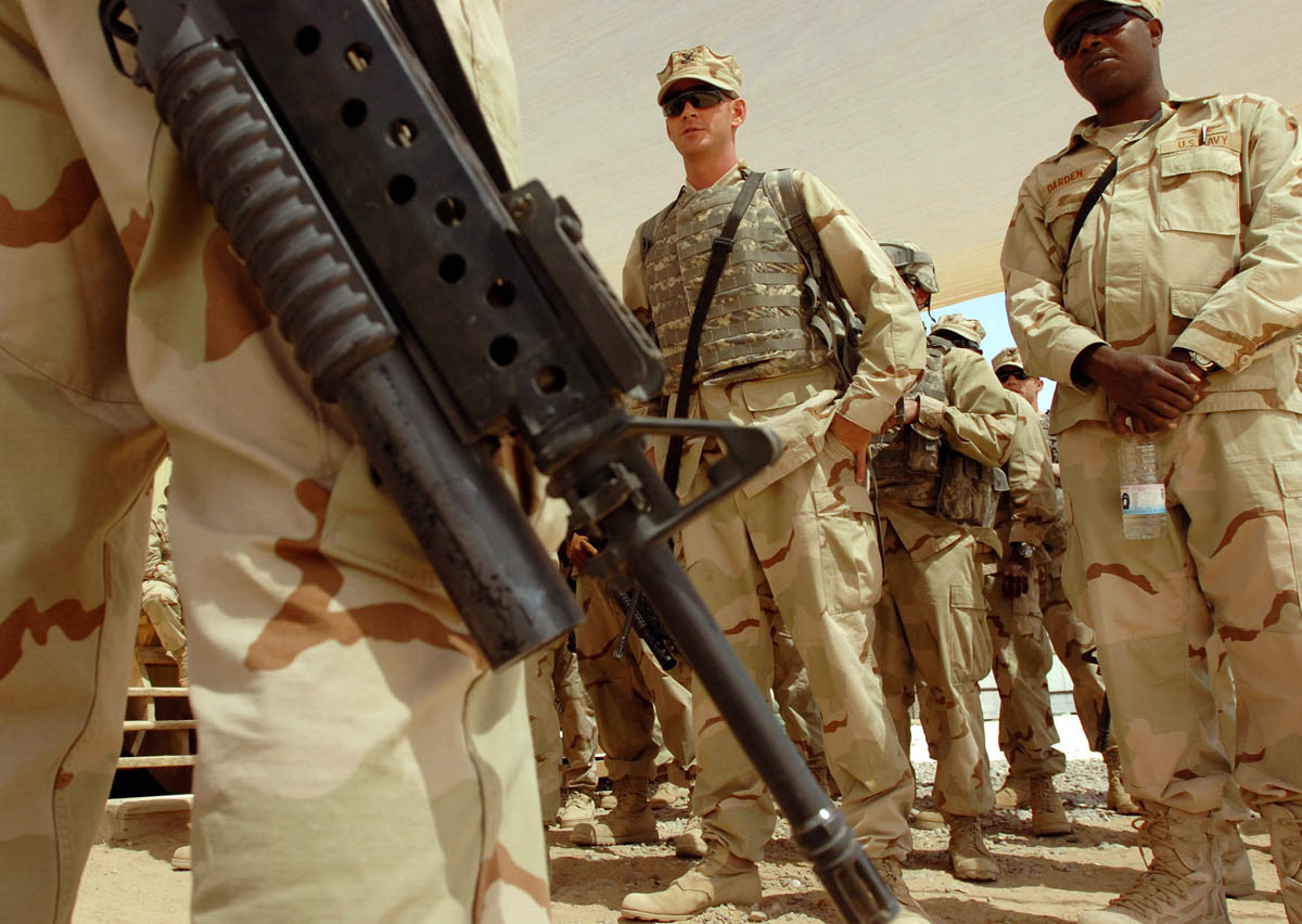Tim Cook/The Day  Camp Bucca  Iraq War