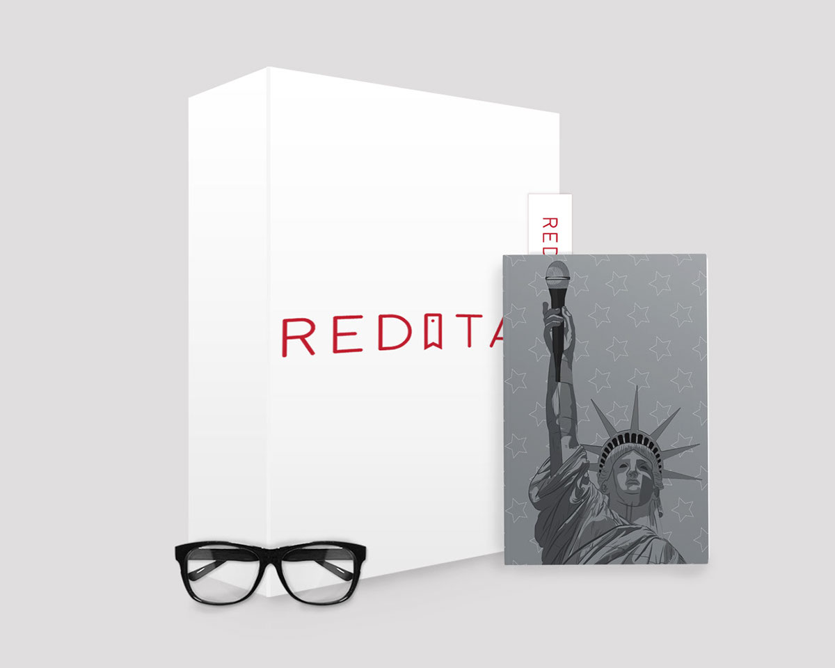 books design identity logo brand graphic Work  creative Reading prototype mocks art business marketing   REDITAL