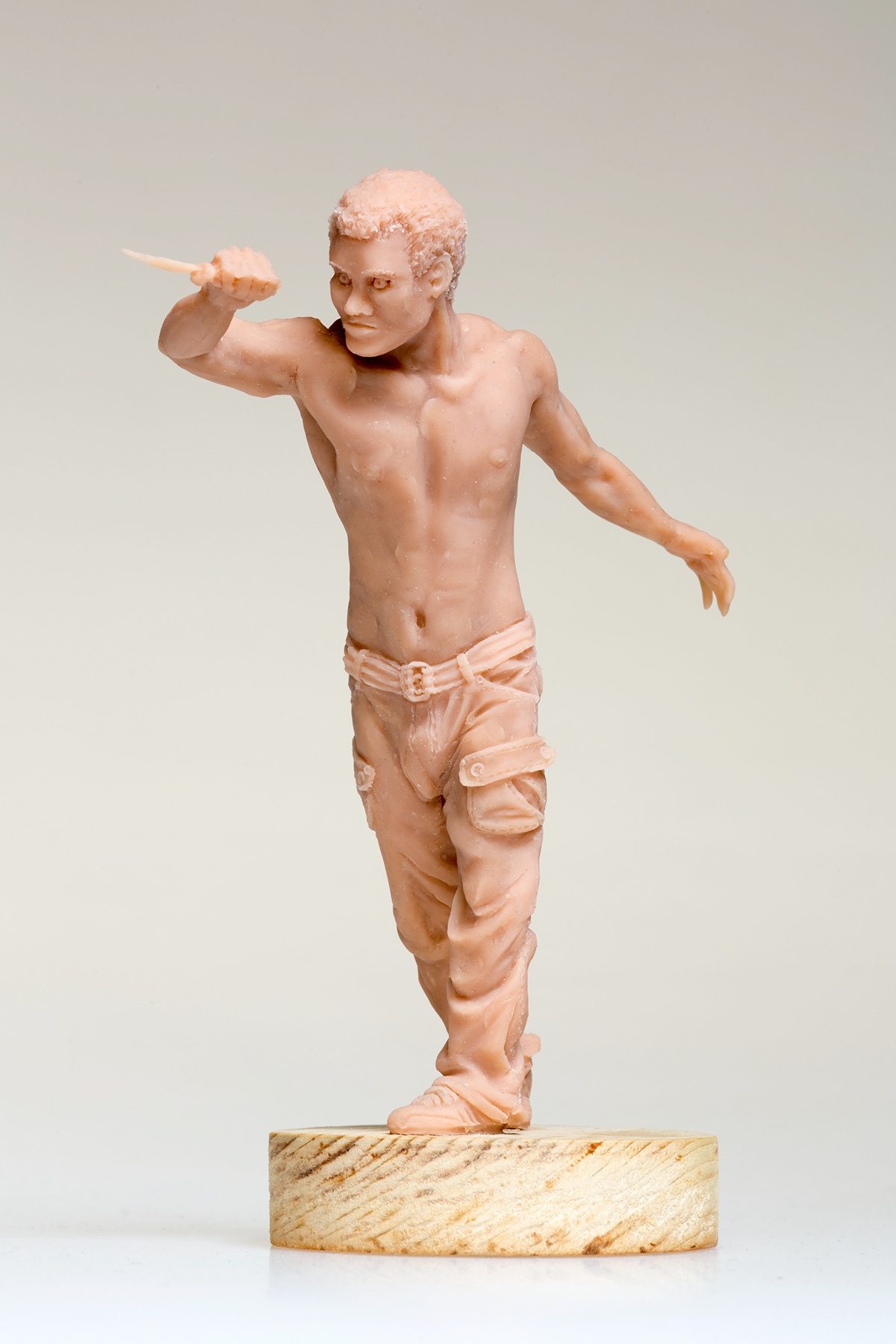 sculpture knife Attack guy sculpey Dynamic