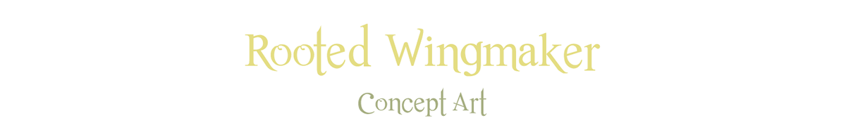 Rooted Wingmaker concept art character art Character design  Digital Art  Clavinia arts fantasy Fairies