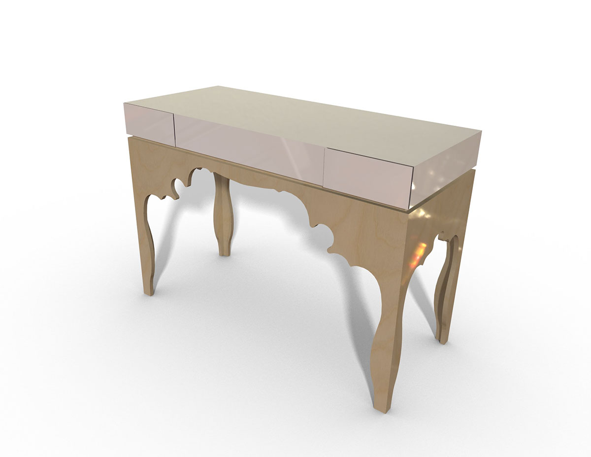 toucador Dress table Estado d'Alma design furniture mobiliario mirror bedroom estadodalma dressing table