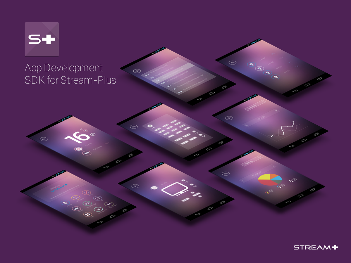 Stream-Plus GUI Mobile app smartphone Power Metering Home Automation