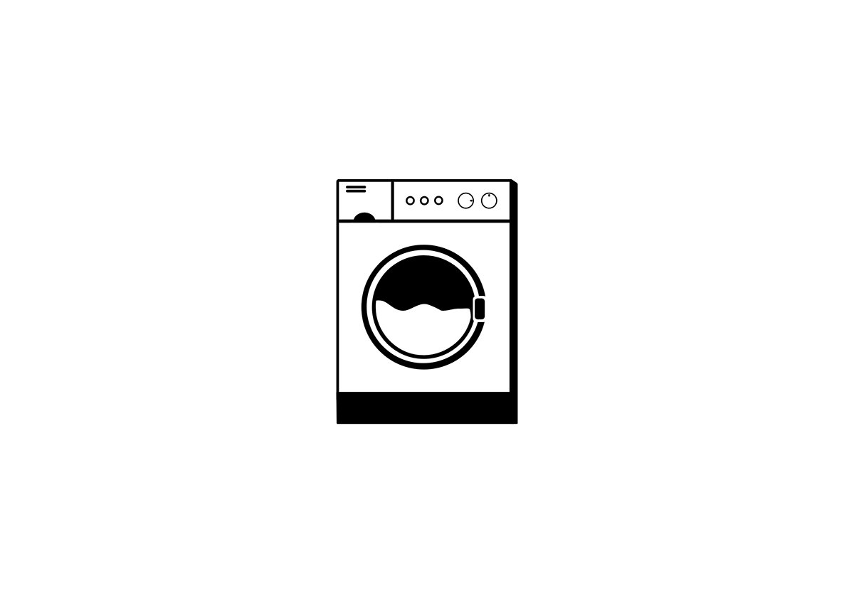 icons home appliances oven dishwasher Washing machine