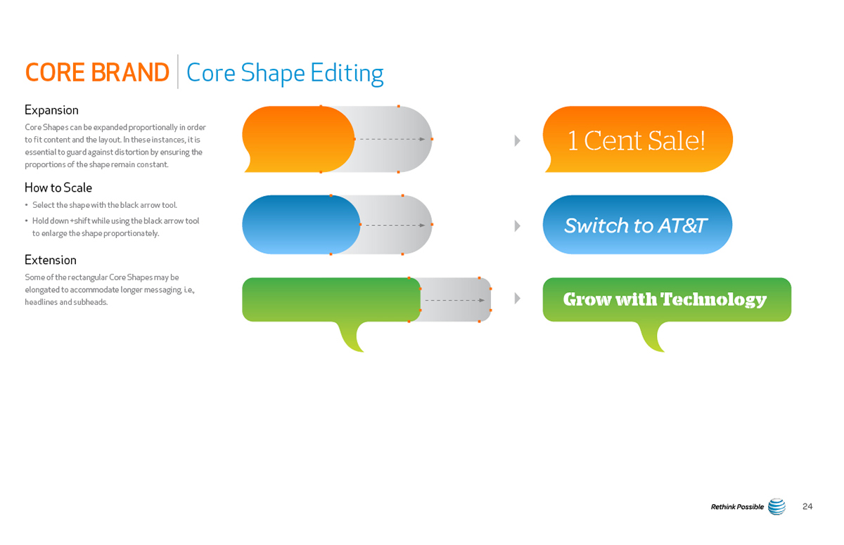 AT&T att styleguide Style Guide rethink possible