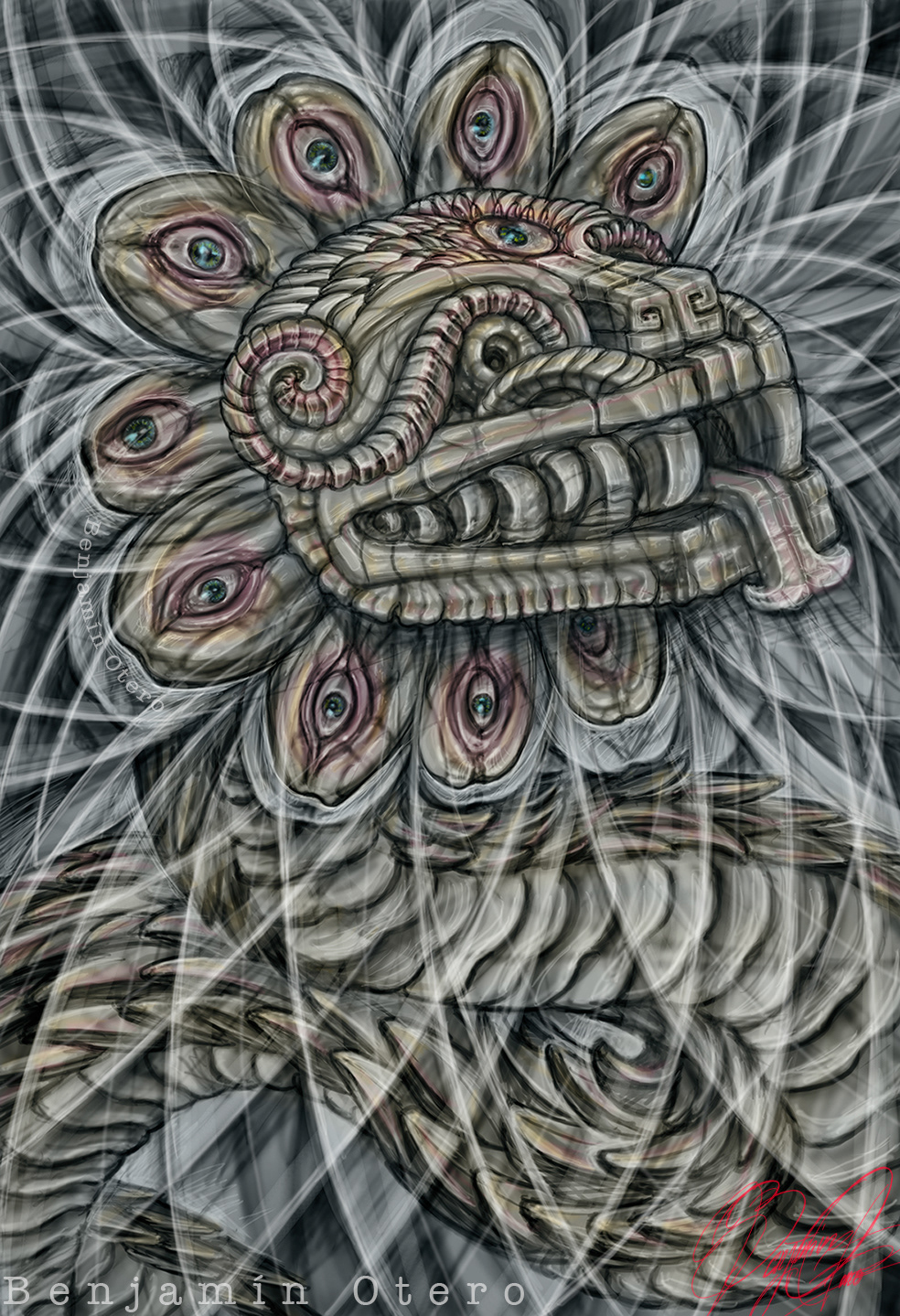 aztec diseño ilustracion mexica Mexican mexico precolombinan precolombino prehispanic quetzalcoatl