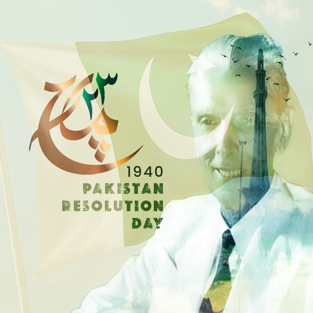 resolution day minar e pakistan 23 march Social media post