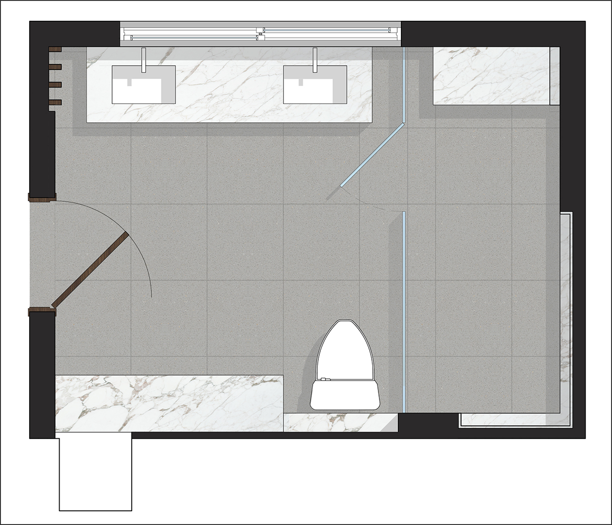 architecture Interior design bathroom 3D Render 3dmodel