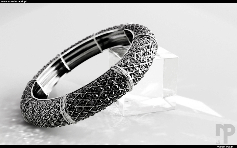 3D visualization graphic jewelry 3ds max