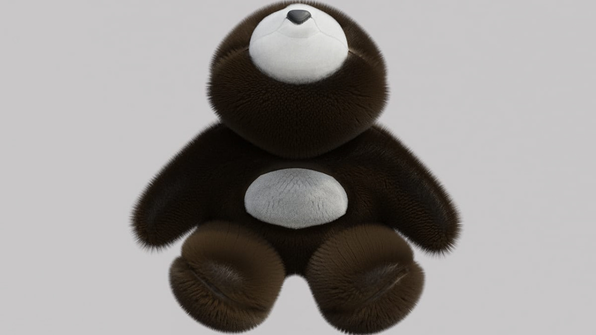 animation  animated teddy bear Teddy vrchat vtuber anime Digital Art  Character design  artwork