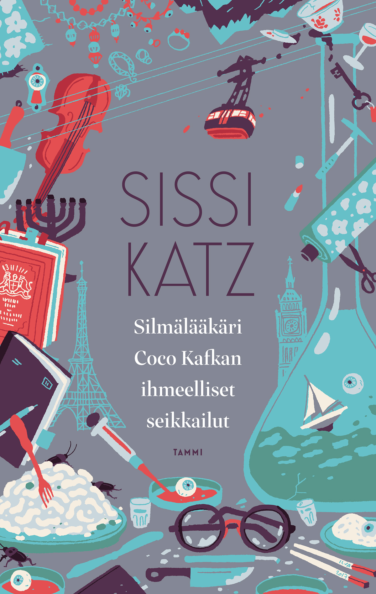 Sissi Katz Ilja Karsikas ILLUSTRATION  kuvitus book design typography   Tammi