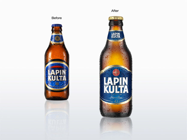 Lapin Kulta label design