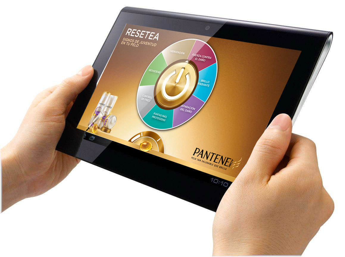 PANTENE android tablet juego trivia html5