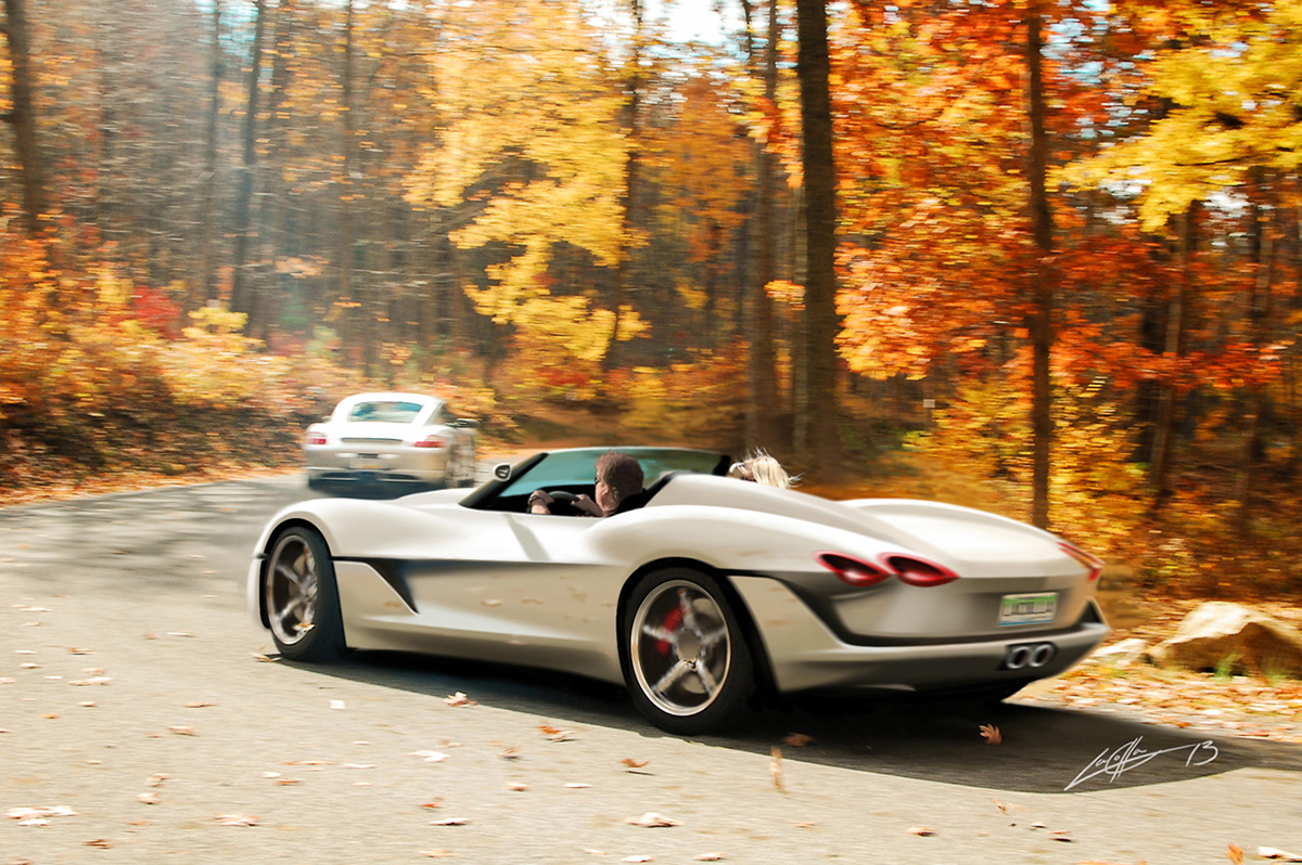 autoblog Corvette speculation rendering