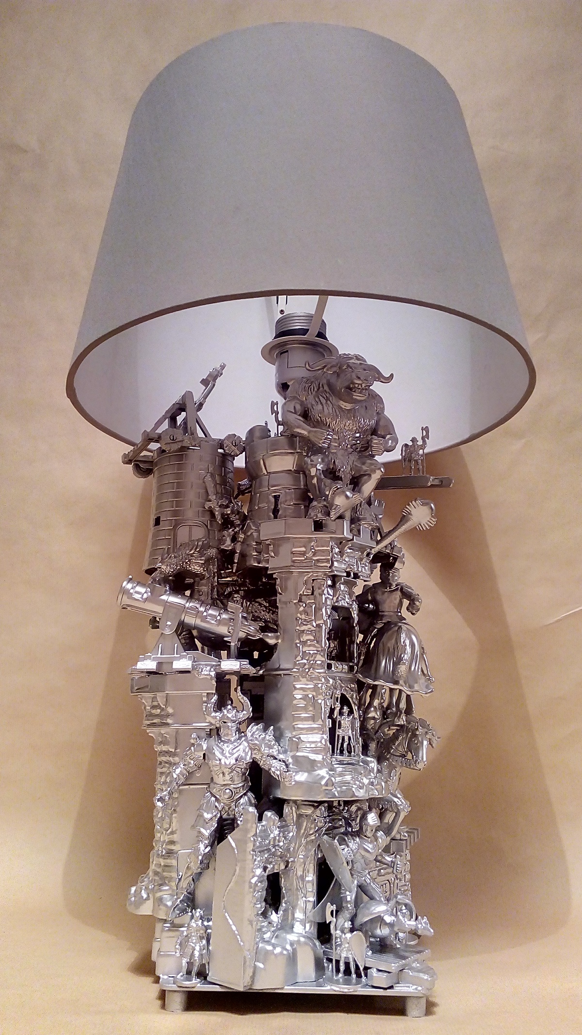 toys toy Lamp Sculpure Castle knights dragons