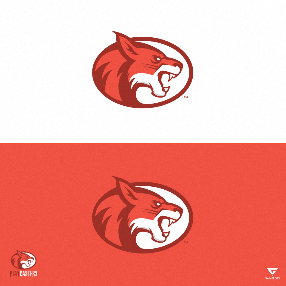 Mascot logo esports Gaming wildcat GamerGFX