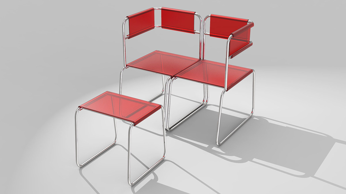 chair design furniture industrial design  metal PLEXIGLAS product product design 