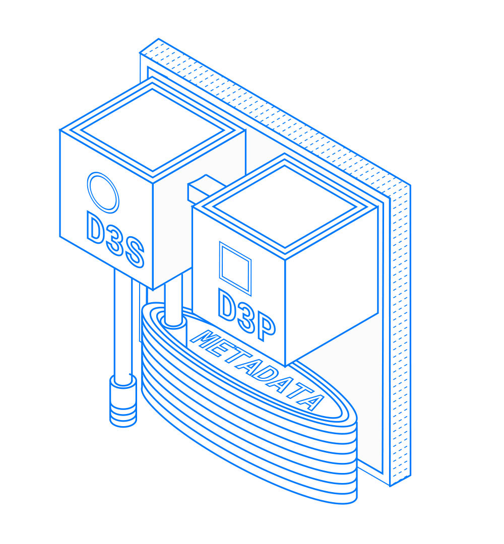 isometric illustration minimal infographic Isometric Information Technology IT schema