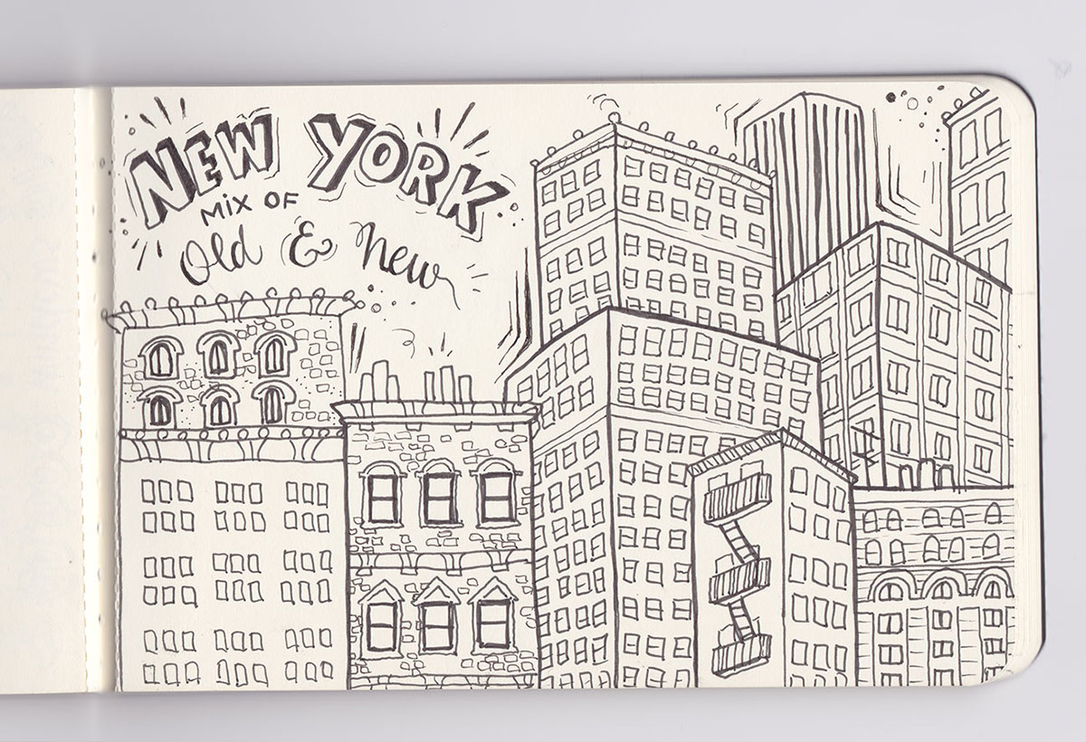 new york city Drawing New York Big City skyscrapers big city vibe new york illustration Buildings drawing Brooklyn Urban