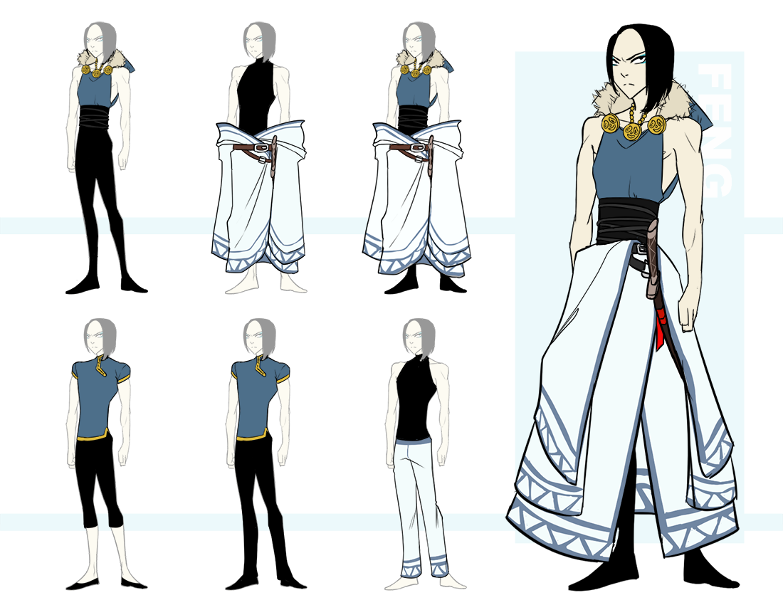 Character fashion design outfit design Clothing clothing design demon african nordic norway