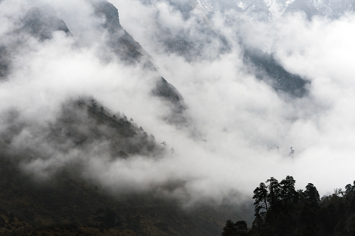 Landscape mountains Photography  atmospheric Moody Nature himalaya India cloudscape