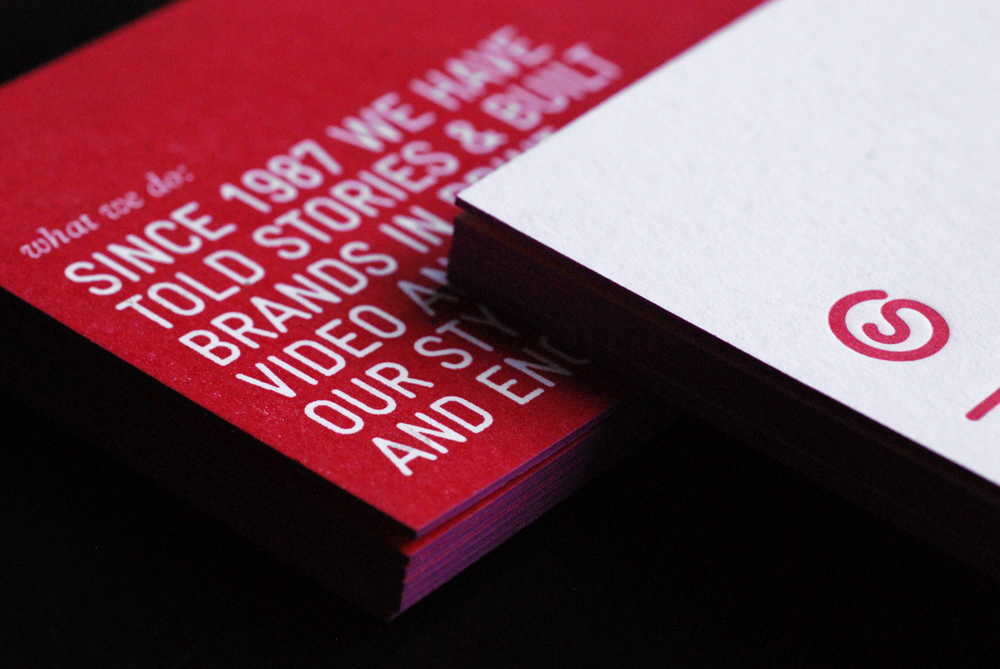 Hoboken  New Jersey Business Cards stationary system letterpress edge printing contemporary design modern