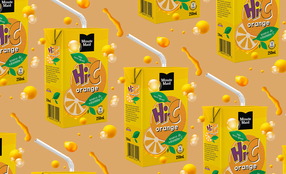 Coca-Cola concept graphic design  healthy juice minute maid orange Packaging