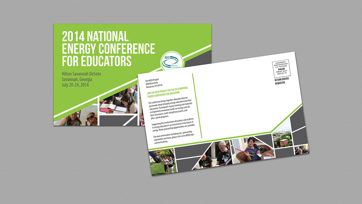 summer national energy conference Need Project educators brochure postcard card Education development training