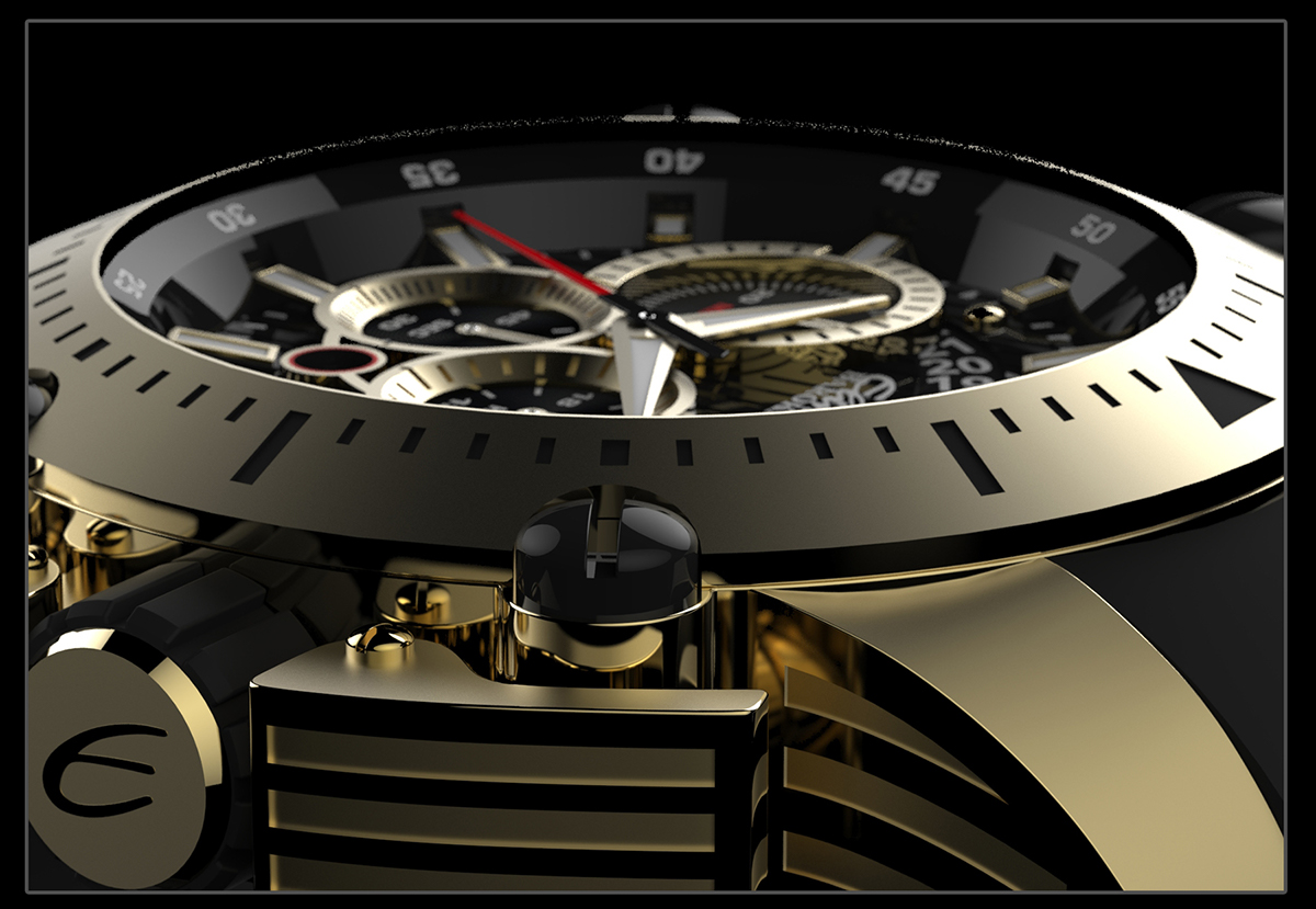 brand design sketch watch time timepiece ideation styling  Render photoshop clock Watches photo men