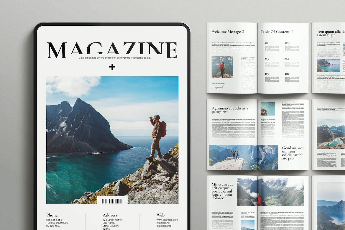 magazine Magazine design Magazine Cover magazine layout magazines Layout editorial typography   cover InDesign