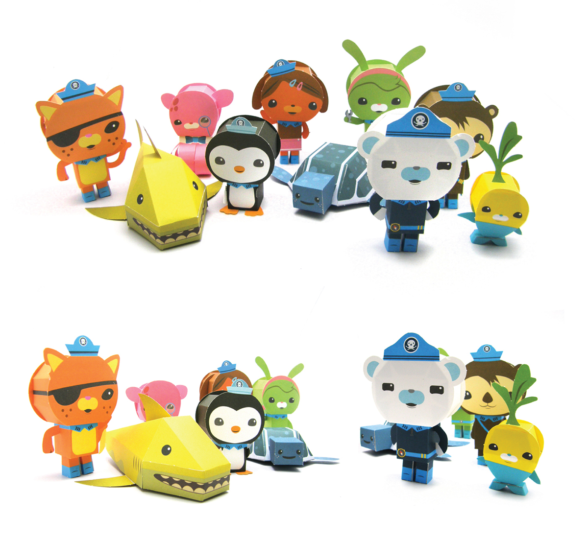 papertoy kitty COCOMONG Octonauts 코코몽 4bd Samsung Publisher 페이퍼토이