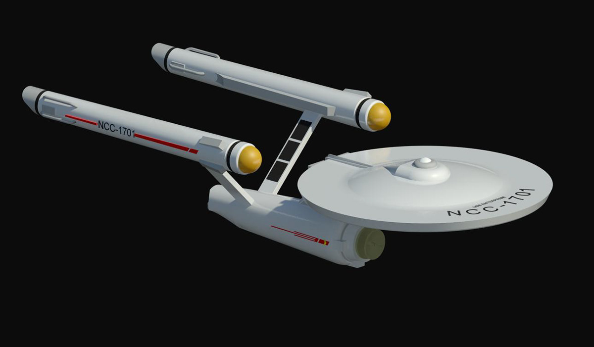 USS U.S.S enterprise Star Trek space ship spaceship NCC1701 ncc-1701 NCC 1701