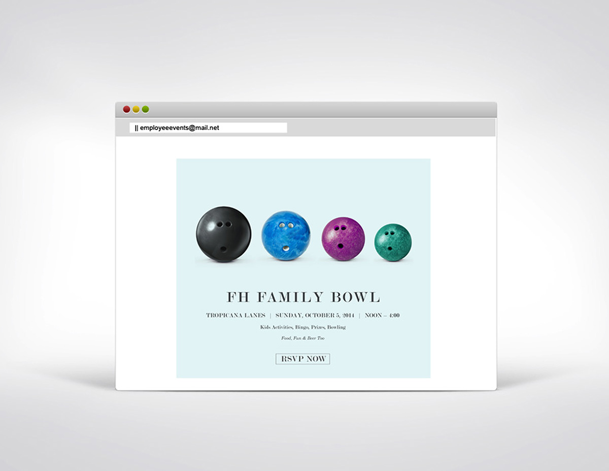 poster bowling bowl family type save the date flier flyer design ball clean simplistic