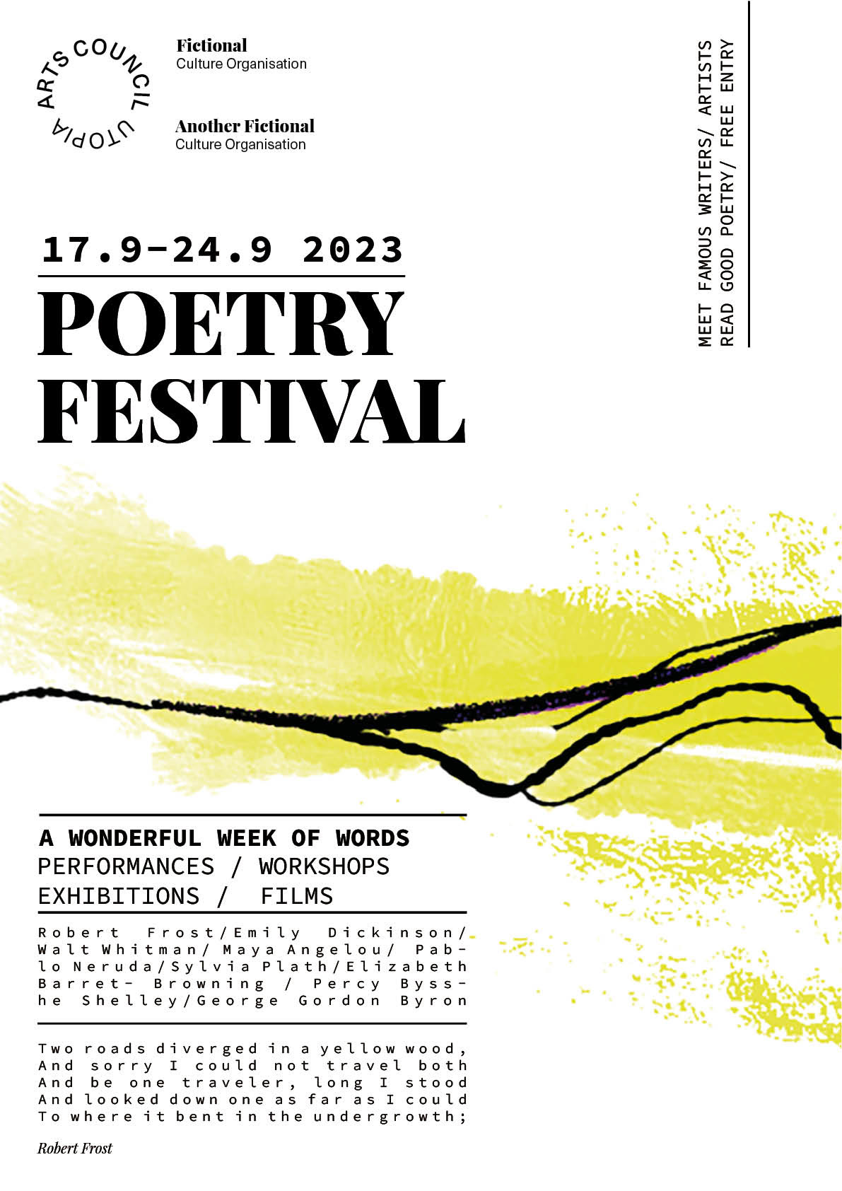 posterseries festival Poster Design literature series print poetry illustration