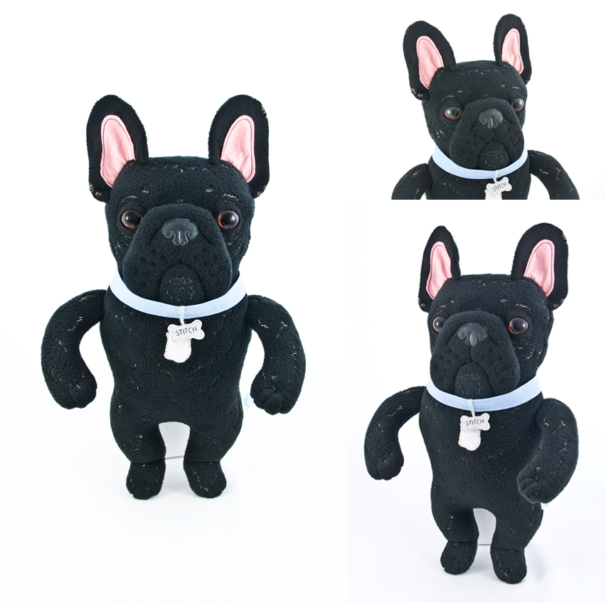 entala custom toy art toy handmade toy French Bulldog Frenchie Labrador englich bulldog