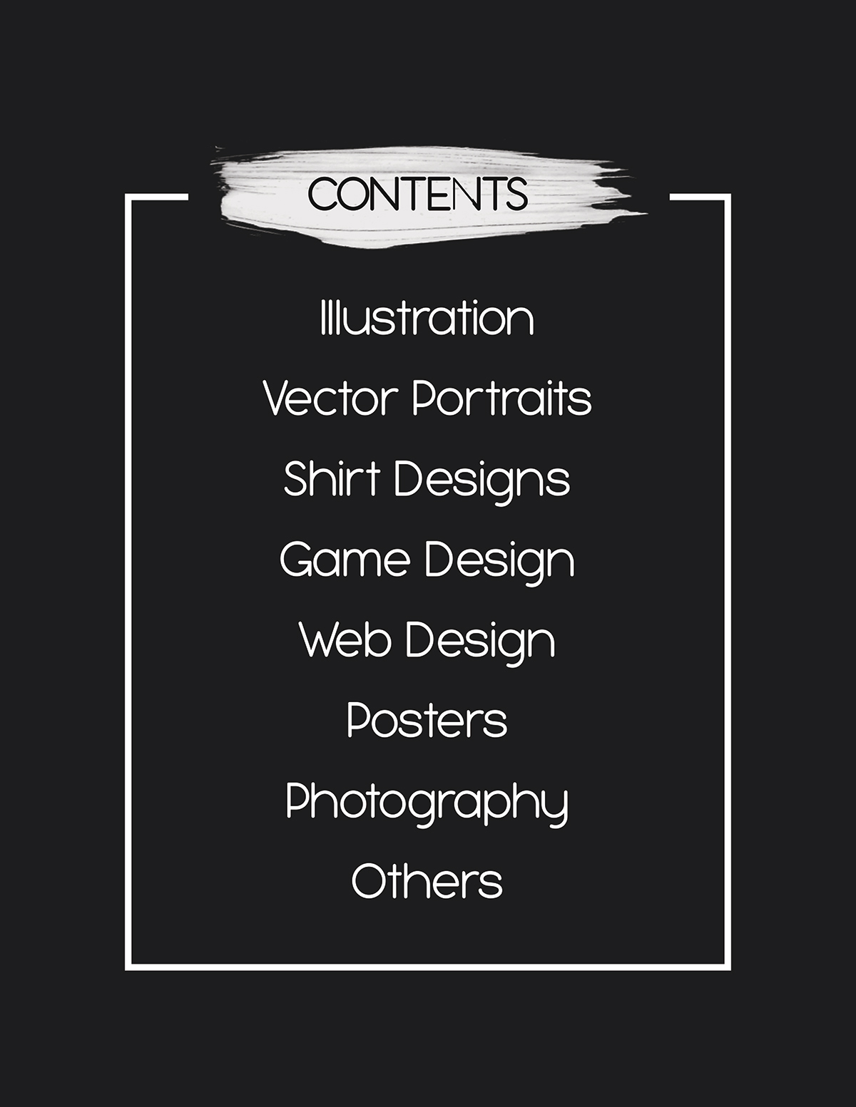 portfolio Draft design Creative Works graphics