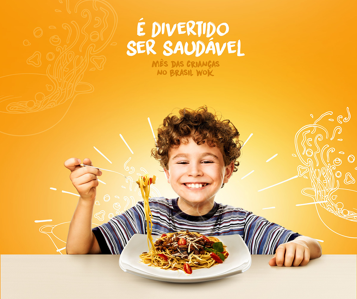 wok brasilwok Dia das Crianças child's day kids child helath food