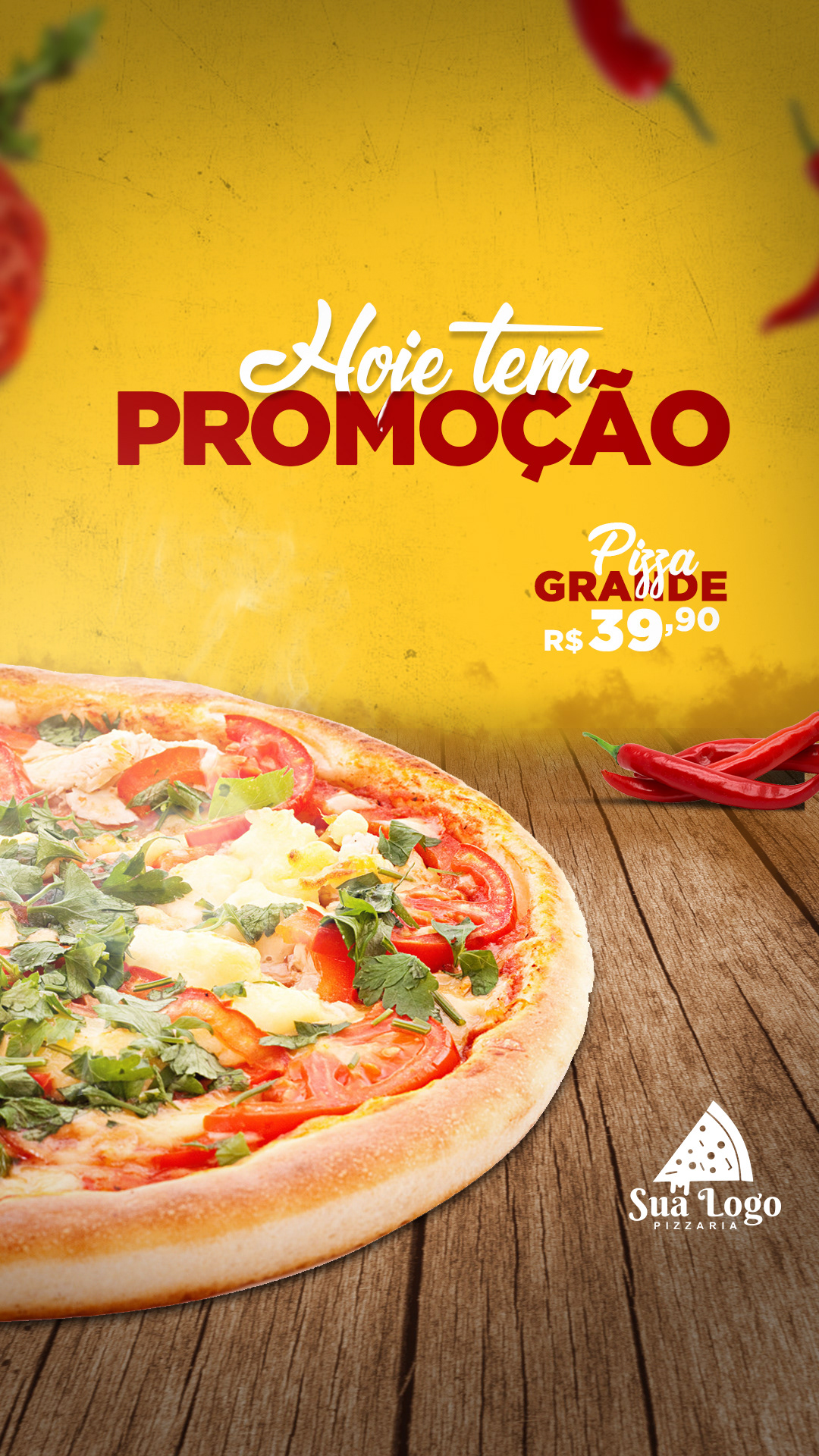 Jogo Combina com Pizza Hexa Futebol Pizzaria Social Media PSD